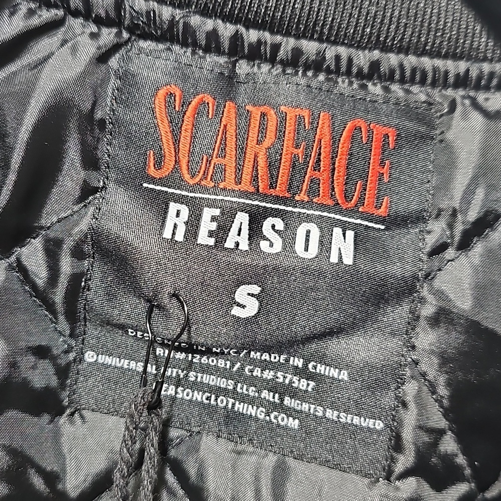 Scarface Racing Bomber Jacket Size Small New - Picture 4 of 13
